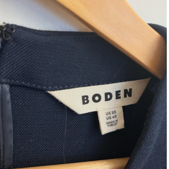 Boden Pocket Detail Mini Shift Dress – French Navy – Size 4R - Picture 5 of 5